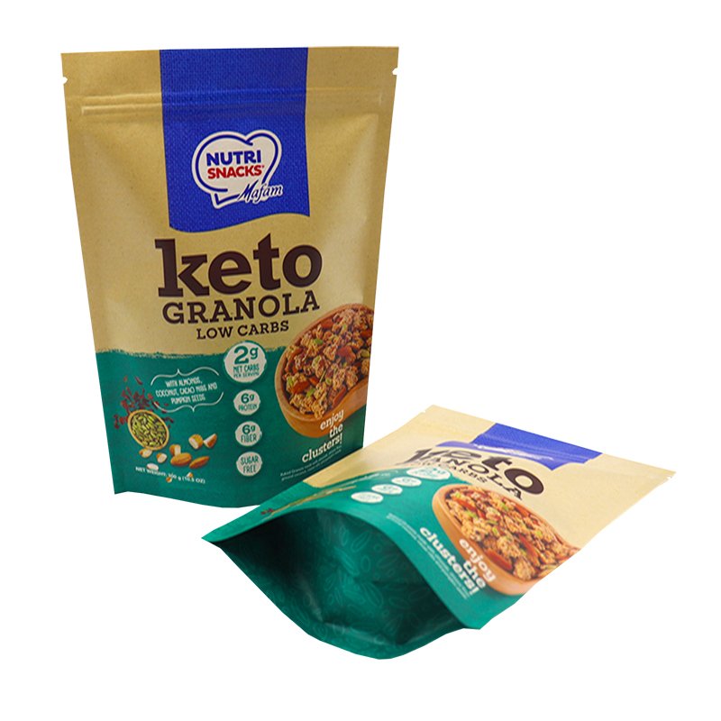 Kraft paper Pouch For Nuts 2 Specializing in the production of food bags, pet bags, etc., 17+ years of experience manufacturers-Dongguan Jiamei Packaging Products Co., LTD Kraft paper Pouch For Nuts