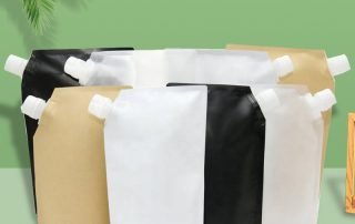 kraft paper spout pouch