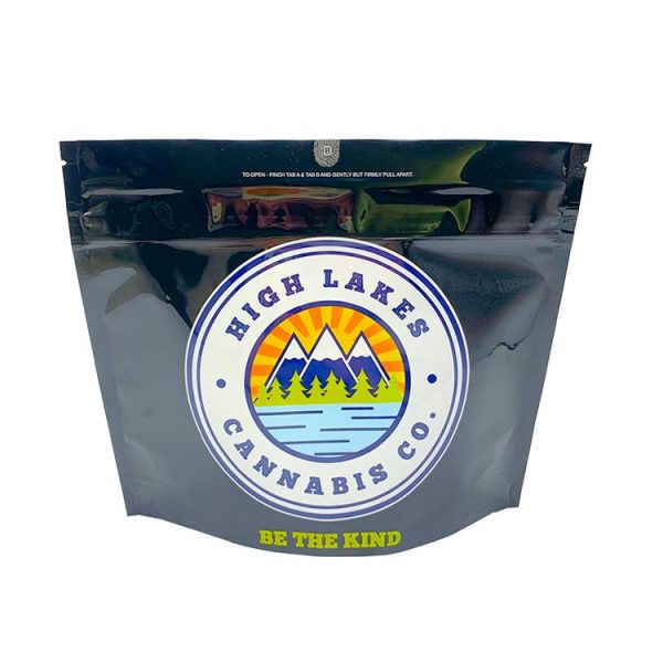 Custom Printed 12*9 8*6 inch Plastic Grip N Pull smell proof pouch 3.5g edible packaging Zipper Exit Mylar Bag