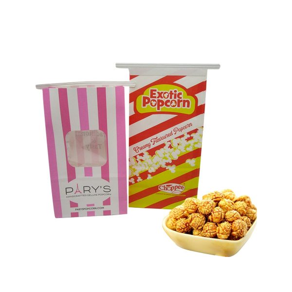 Customized Explosion-Proof and Oil-Resistant Paper Bag Microwave Popcorn Pckaging Bags