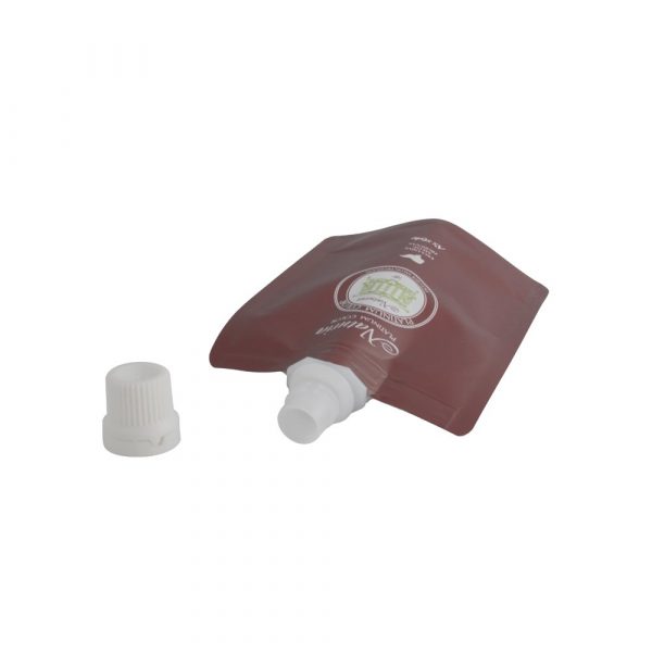 Custom Japan Design 50ml Mylar Foil Plastic Packaging Spout Bags For travel Hair Shampoo