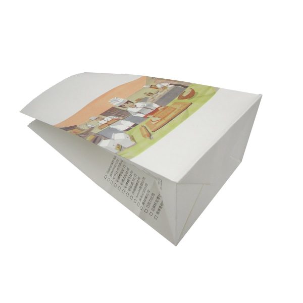 FSC Bespoke Disposable Brown Paper Takeaway Food Packaging Kraft Bag for Bread