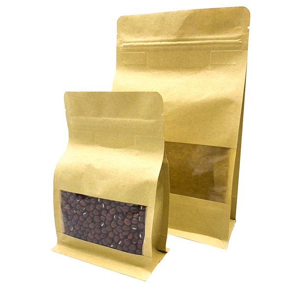 flat bottom kraft paper bags