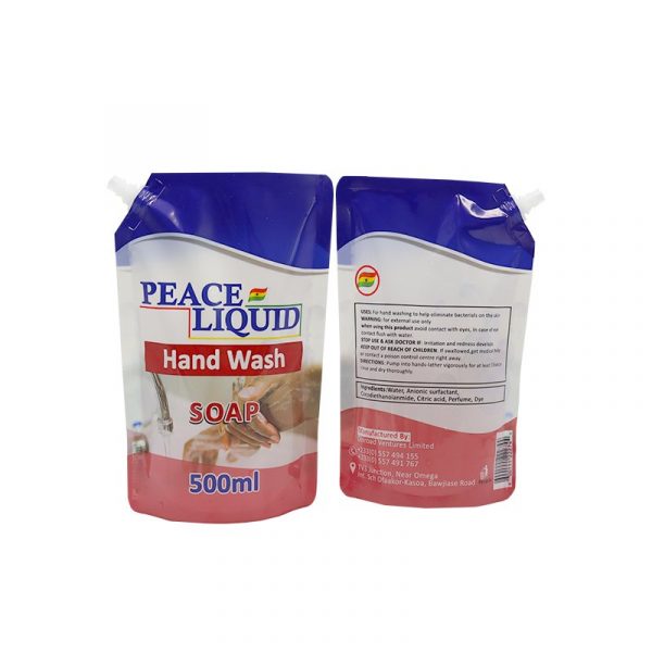Spout pouch for Hand sanitizer packaging wholesale