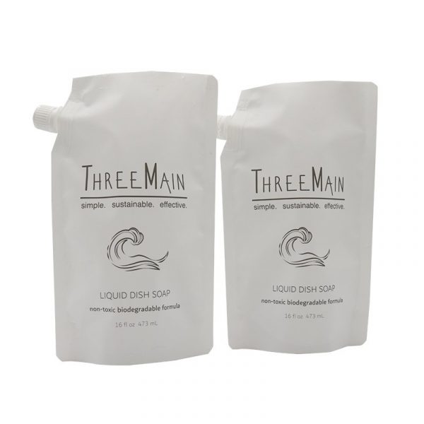 Custom logo Plastic Packing Bags 100ml 200ml Spout Pouch for fruit juice manufacturers