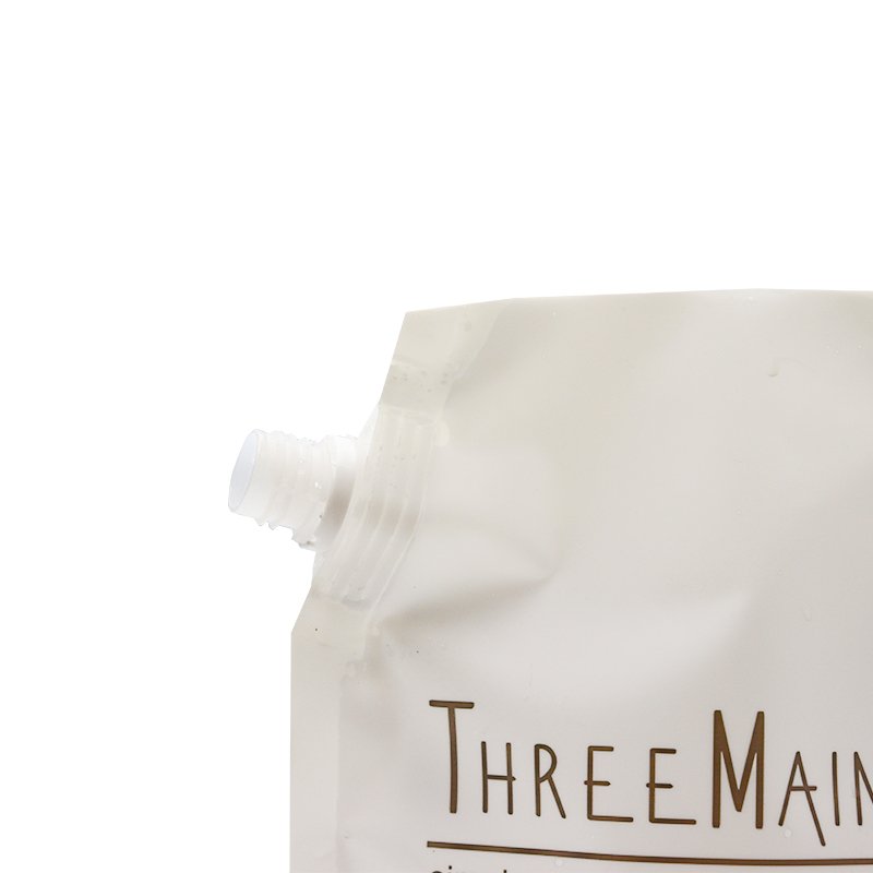 Custom logo Plastic Packing Bags 100ml 200ml Spout Pouch for fruit juice manufacturers