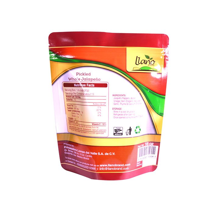 Aluminum foil Mylar ziplock bag