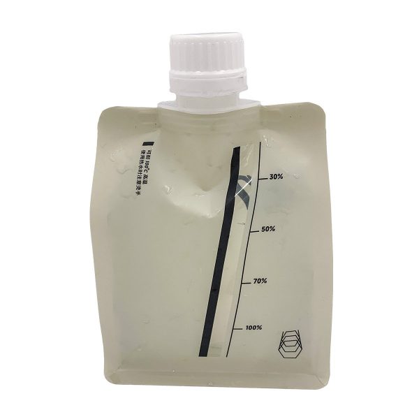 Flat bottom with transparent side gusset stand waterproof liquid spout pouch Specializing in the production of food bags, pet bags, etc., 17+ years of experience manufacturers-Dongguan Jiamei Packaging Products Co., LTD Flat bottom with transparent side gusset stand waterproof liquid spout pouch