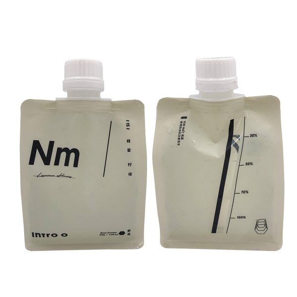 Flat bottom with transparent side gusset stand waterproof liquid spout pouch Specializing in the production of food bags, pet bags, etc., 17+ years of experience manufacturers-Dongguan Jiamei Packaging Products Co., LTD Flat bottom with transparent side gusset stand waterproof liquid spout pouch