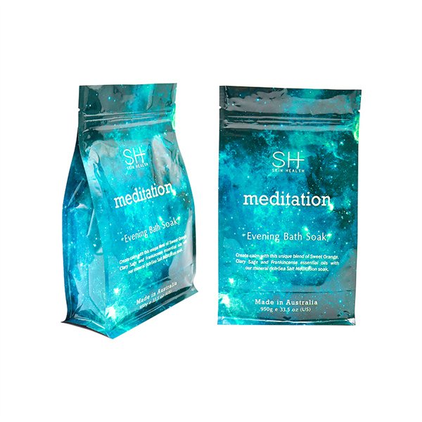 heat sealable flat bottom gusset bags