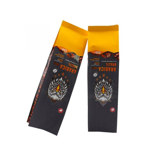 Custom Bags Side Gusset Moisture Proof Coffee Bag Pouch stand up pouch tea Packaging Bags