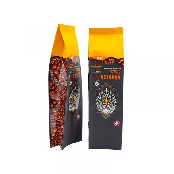 Custom Bags Side Gusset Moisture Proof Coffee Bag Pouch stand up pouch tea Packaging Bags