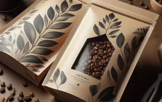 Eco-friendly coffee bag packaging 1